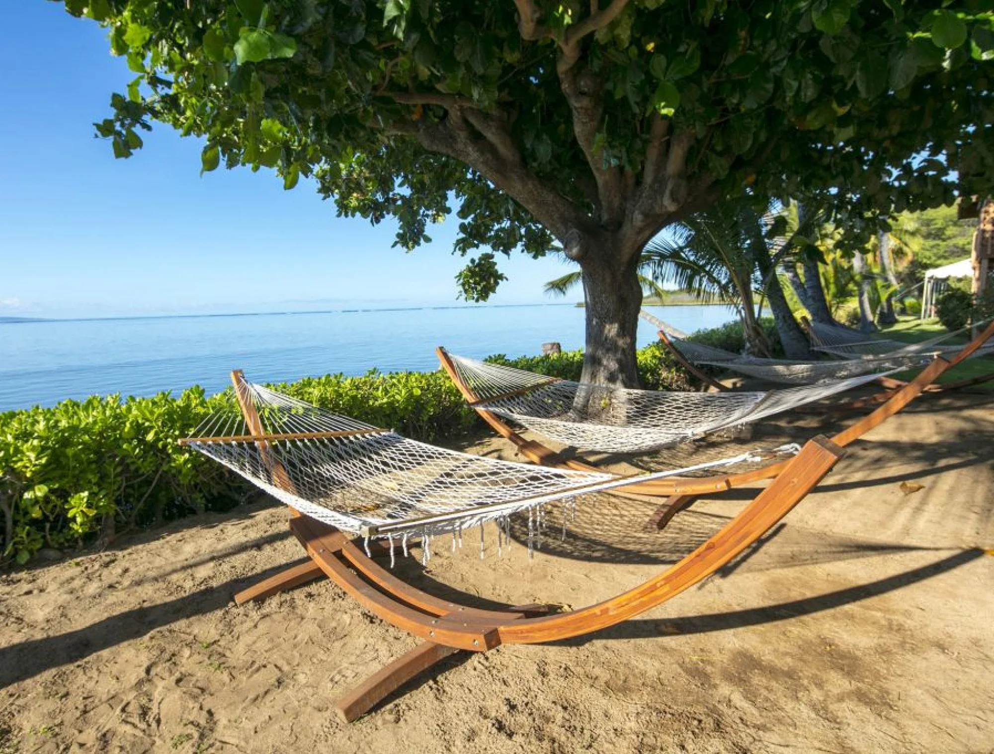 Ocean front view of Hoteal Molokai